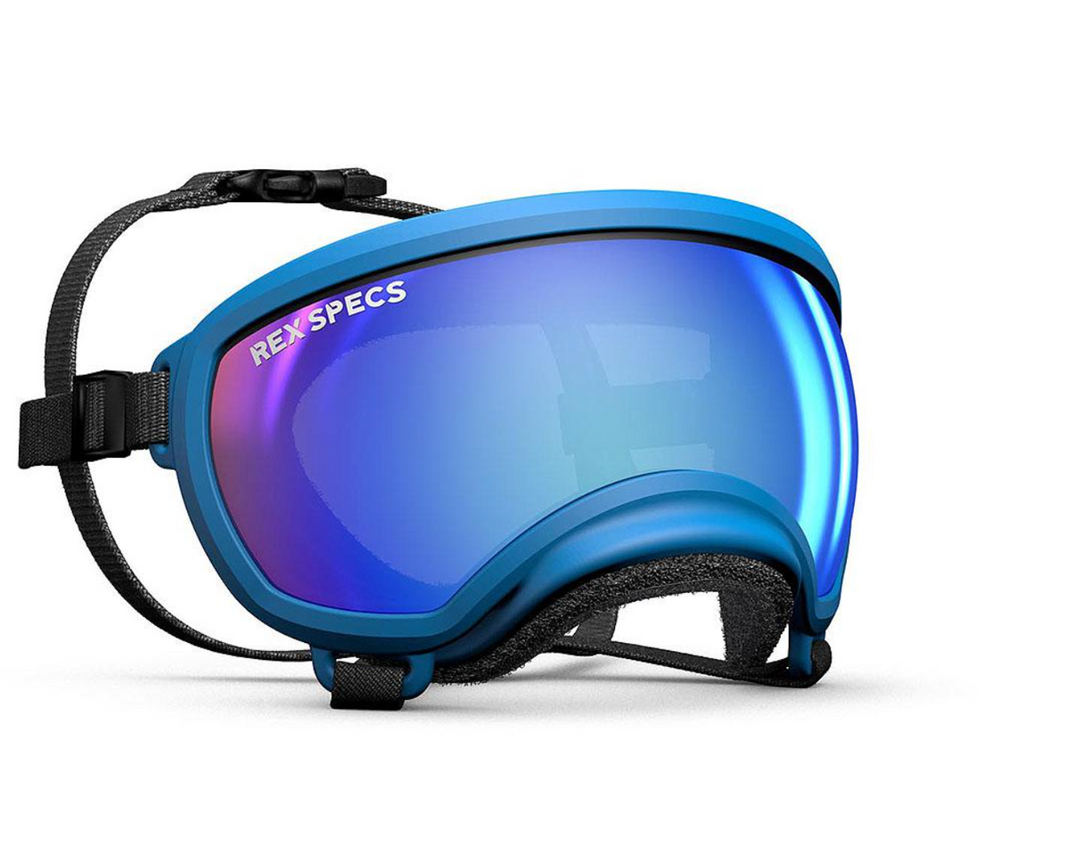 Rex Specs Original Apollo Blue with Blue Mirror Lens - Reduced to clear