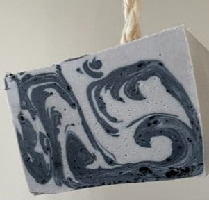 Activated Charcoal, Cedarwood and Lavender solid shampoo 190g approx