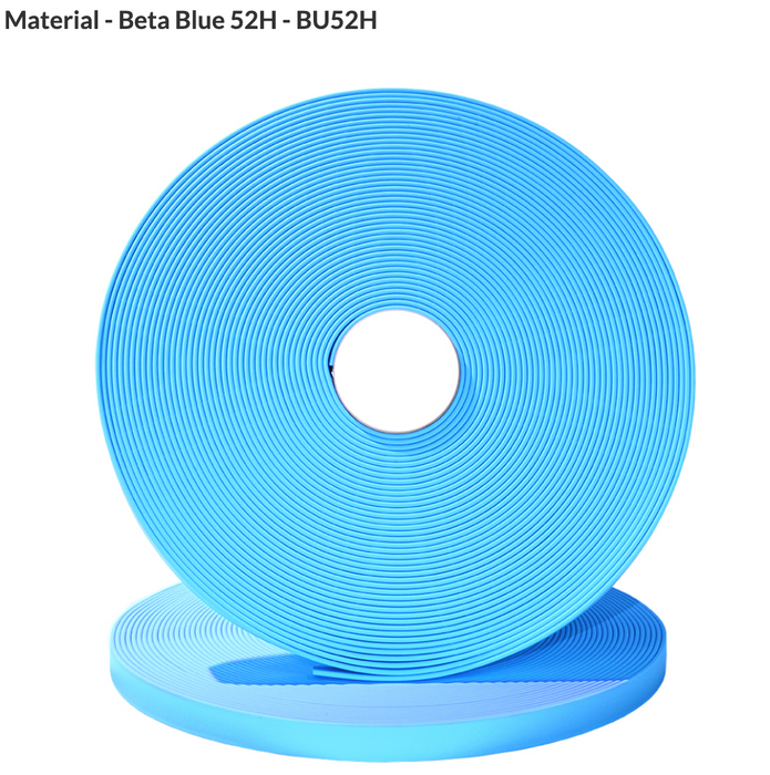Petrol Blue (BU526) BioThane 'BETA' ® 13 mm - 2.5 mm Per Meter