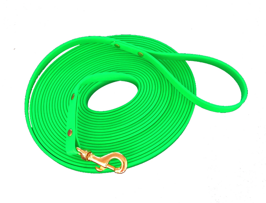 Biothane Longline 16mm wide multiple colours from $55.00