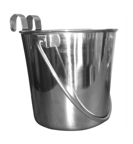 Flat Sided Stainless Steel Pail