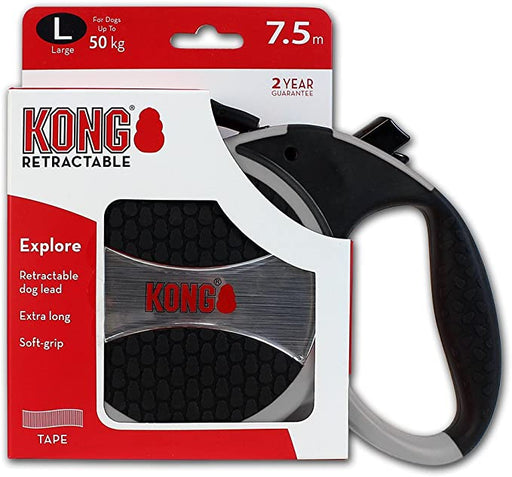 Kong Retractable tape dog lead 7.5M/50kg